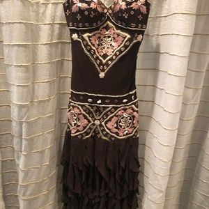 Sue Wong beaded embroidered dress